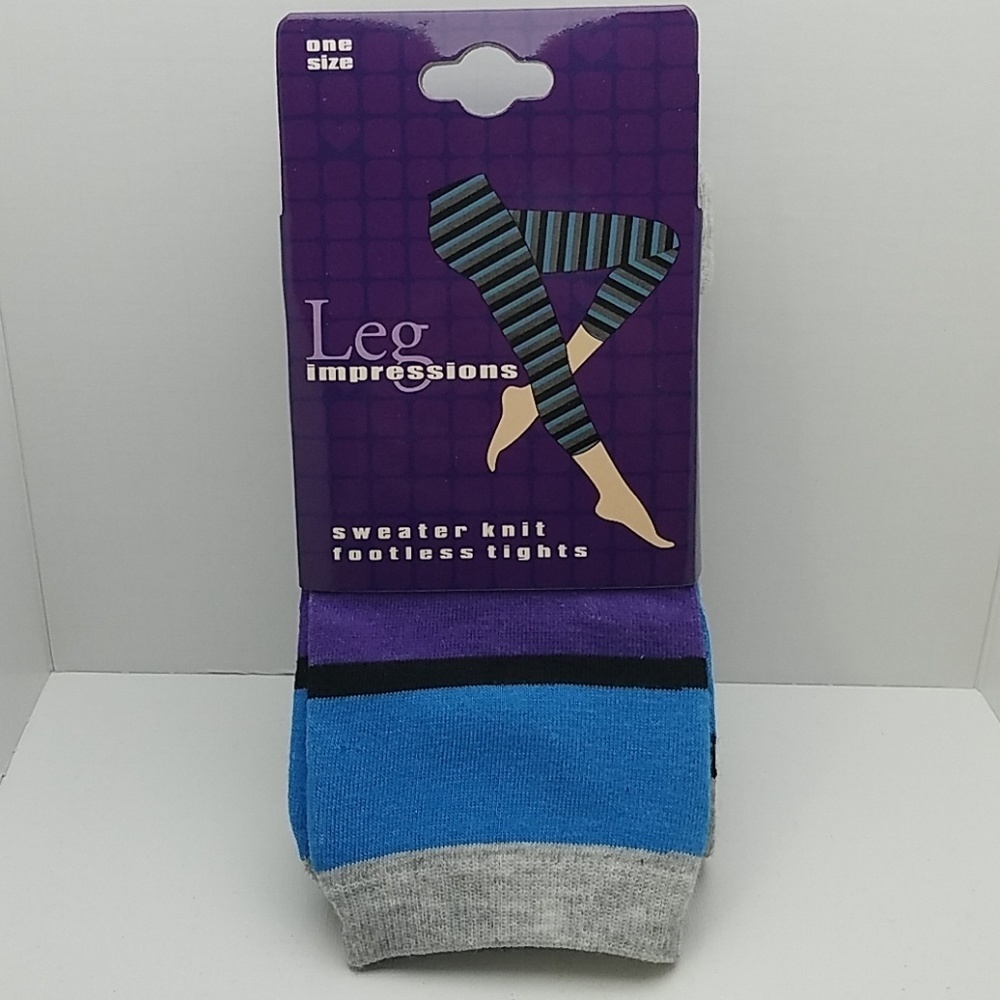 Leg Impressions One Size Sweater Knit Footless